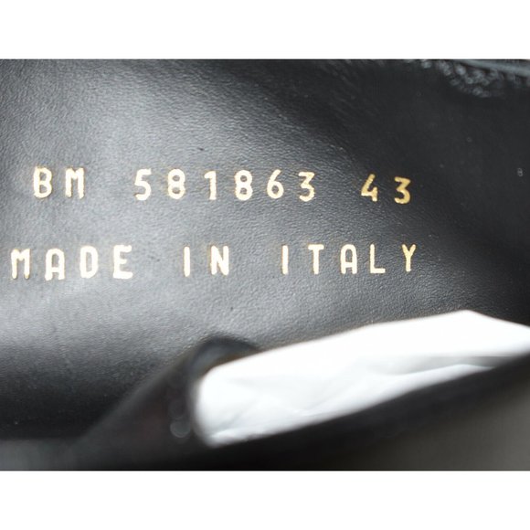 New! Saint Laurent Army Laced Plain Toe Boot Black Leather Size 43 EU 10 US - Picture 11 of 11